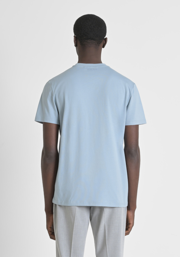 POLO REGULAR FIT DE PIQUÉ ALGODÓN 100 % CON DETALLES EN CONTRASTE Y PARCHE CON LOGOTIPO - Antony Morato Online Shop