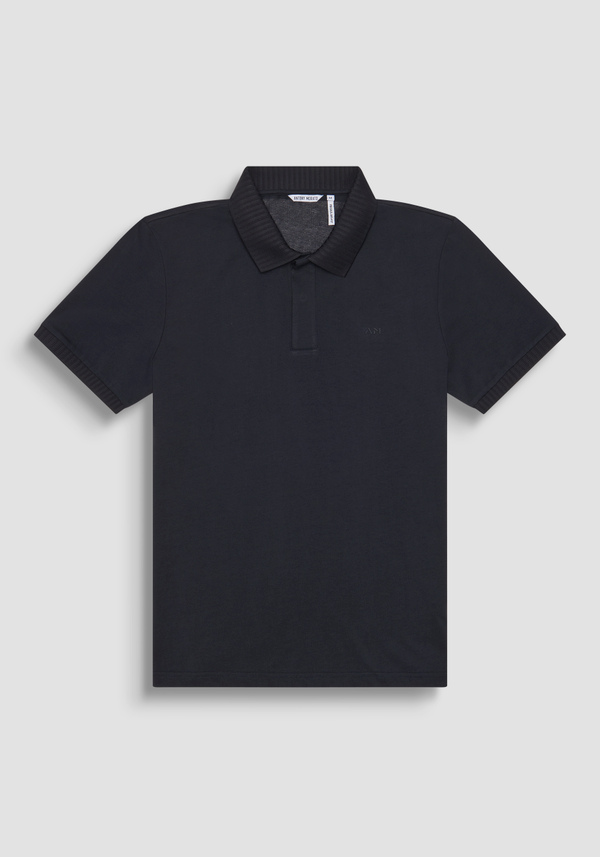 CAMISETA REGULAR FIT DE PUNTO DE ALGODÓN 100 % CON ESTAMPADO DE TIGRE REFLECTANTE Y LOGOTIPO EN LA PARTE TRASERA - Antony Morato Online Shop