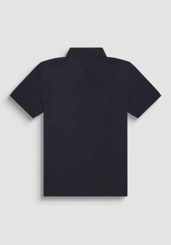 CAMISETA REGULAR FIT DE PUNTO DE ALGODÓN 100 % CON ESTAMPADO DE TIGRE REFLECTANTE Y LOGOTIPO EN LA PARTE TRASERA - Antony Morato Online Shop