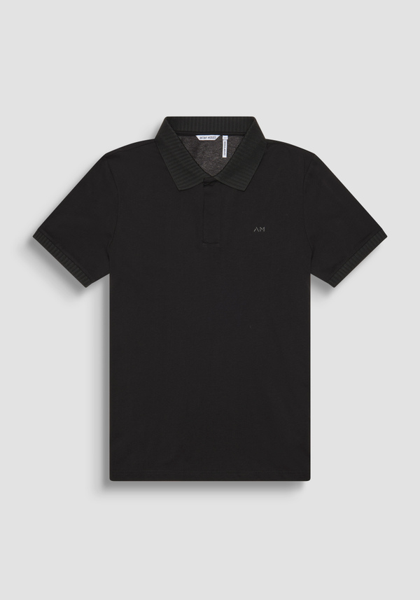 POLO REGULAR FIT IN JERSEY DI COTONE E LOGO STAMPATO - Antony Morato Online Shop