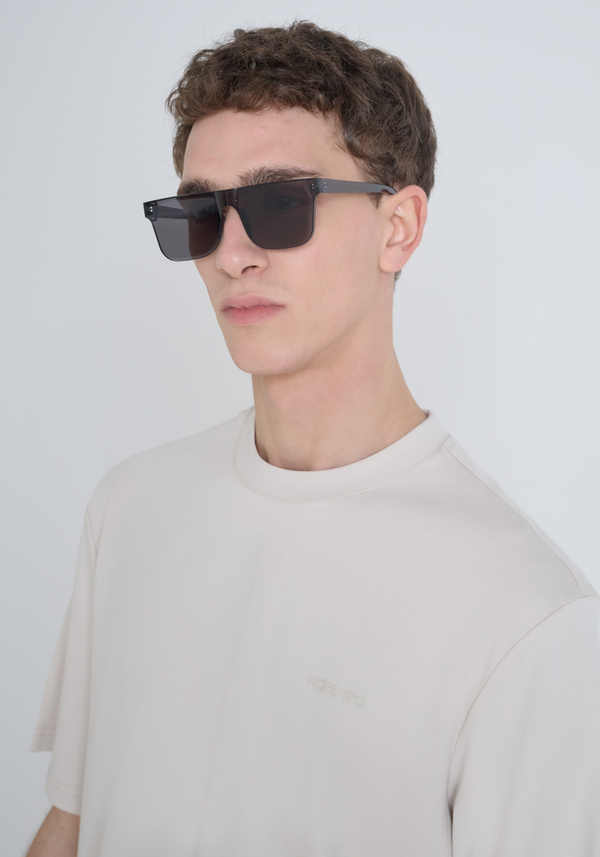 T-SHIRT RELAXED IN JERSEY DI COTONE CON LOGO STAMPATO - Antony Morato Online Shop