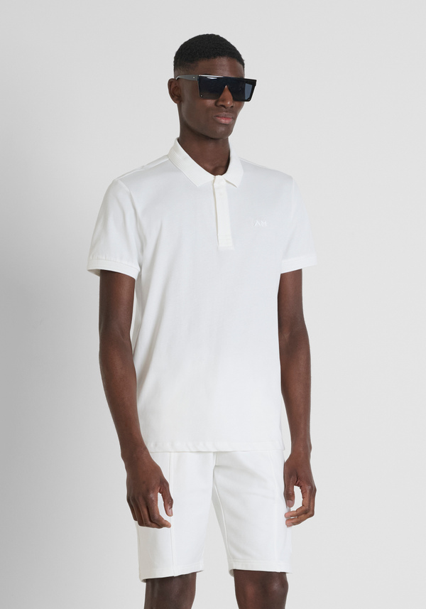POLO REGULAR FIT IN JERSEY DI COTONE E LOGO RICAMATO - Antony Morato Online Shop
