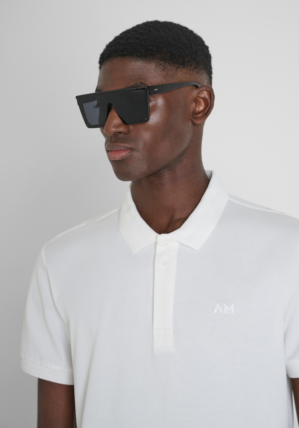 POLO REGULAR FIT IN JERSEY DI COTONE E LOGO RICAMATO - Antony Morato Online Shop