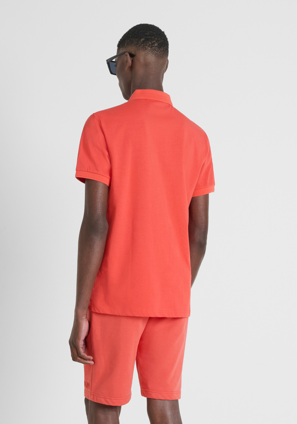 POLO REGULAR FIT IN JERSEY DI COTONE E LOGO RICAMATO - Antony Morato Online Shop