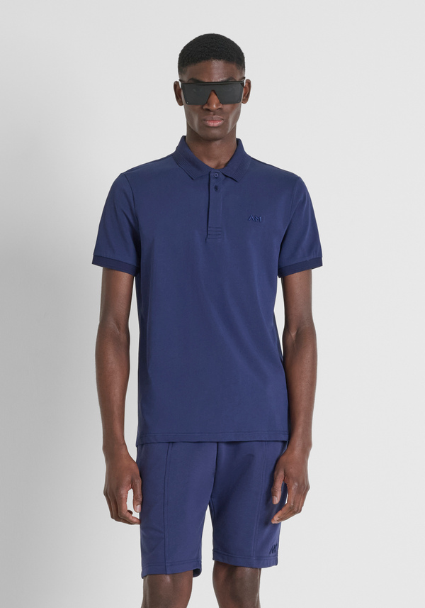 POLO REGULAR FIT IN JERSEY DI COTONE E LOGO RICAMATO - Antony Morato Online Shop