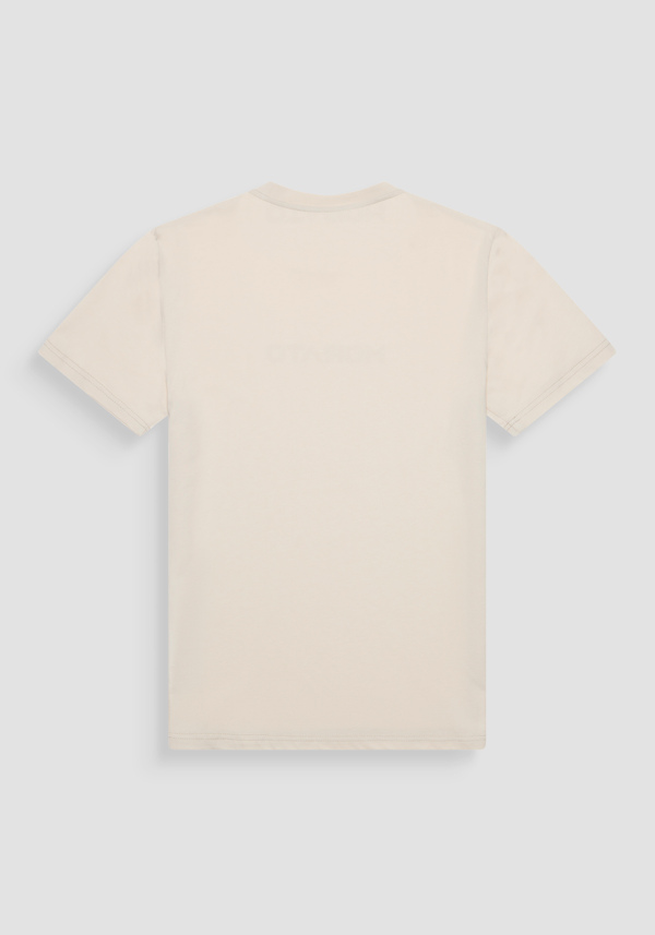 REGULAR FIT 100% COTTON JERSEY T-SHIRT WITH TONE-ON-TONE EMBOSSED LOGO - Antony Morato Online Shop
