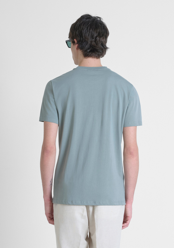 T-SHIRT REGULAR FIT IN JERSEY DI COTONE CON LOGO STAMPATO - Antony Morato Online Shop
