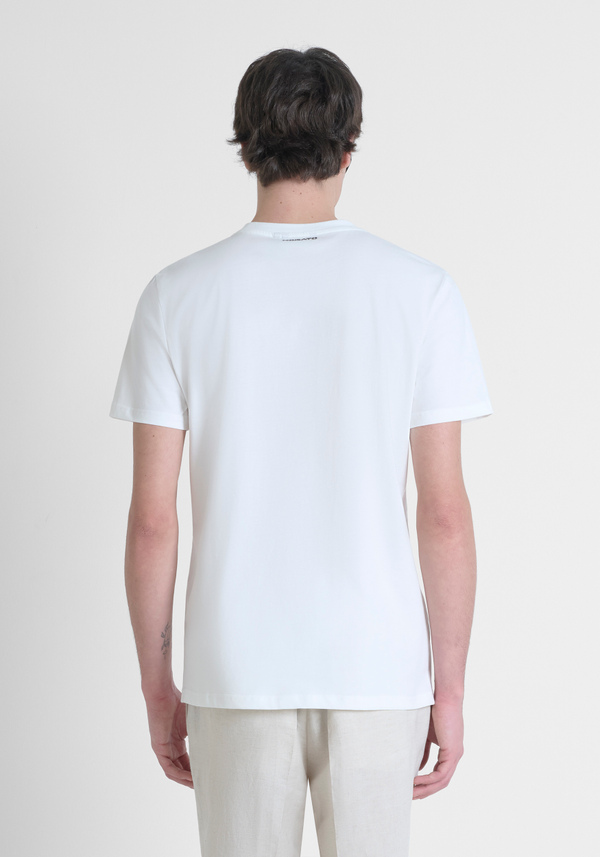 T-SHIRT REGULAR FIT EN JERSEY DE COTON AVEC IMPRESSION - Antony Morato Online Shop