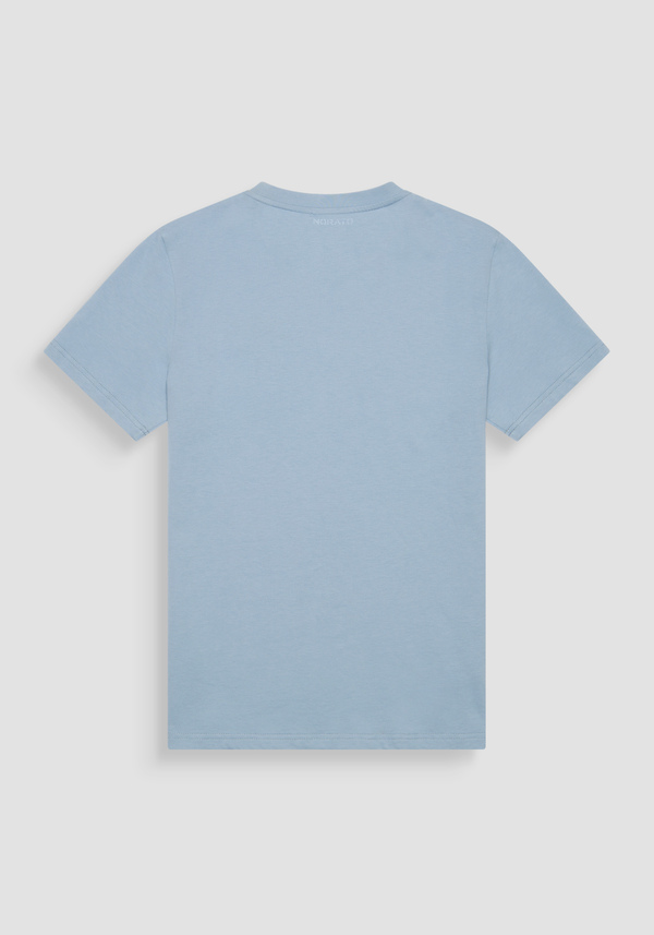 REGULAR FIT COTTON JERSEY T-SHIRT WITH SPONGE EFFECT PRINT - Antony Morato Online Shop