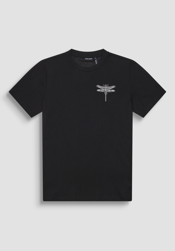 POLOSHIRT REGULAR FIT AUS 100 % EINFARBIGEM BAUMWOLLPIKEE UND FARBLICH ABGESTIMMTEM TIGER-PATCH - Antony Morato Online Shop