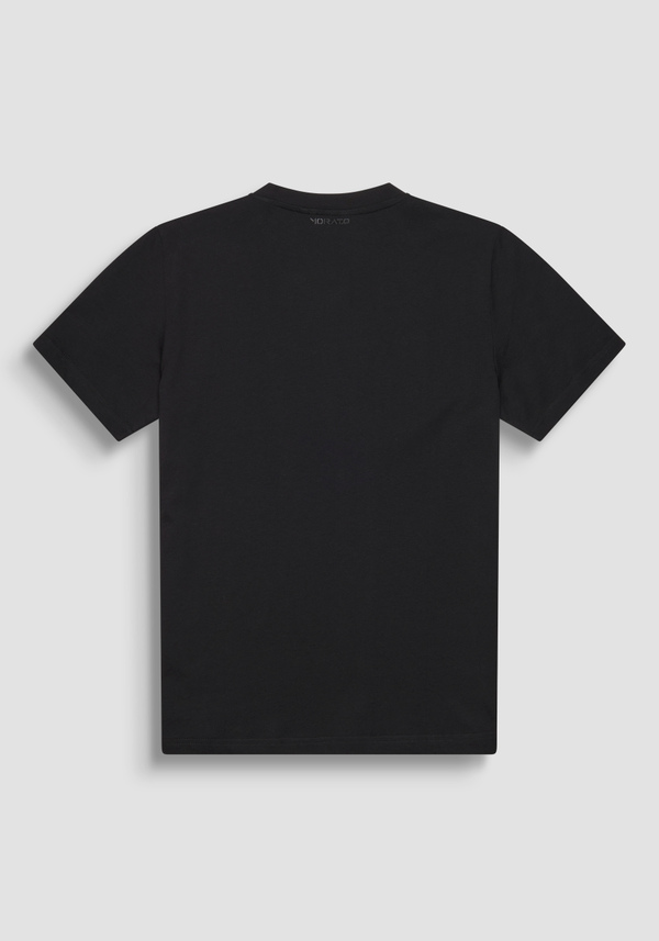 POLOSHIRT REGULAR FIT AUS 100 % EINFARBIGEM BAUMWOLLPIKEE UND FARBLICH ABGESTIMMTEM TIGER-PATCH - Antony Morato Online Shop