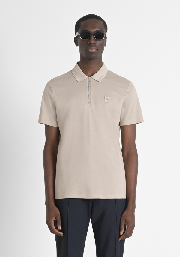 POLO REGULAR FIT IN PIQUET DI COTONE CON PATCH - Antony Morato Online Shop