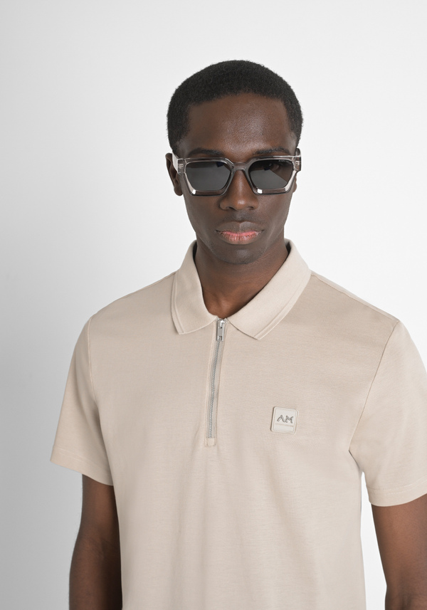 POLO REGULAR FIT IN PIQUET DI COTONE CON PATCH - Antony Morato Online Shop