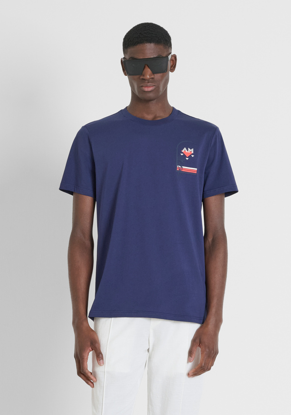 CAMISETA REGULAR FIT DE ALGODÓN JERSEY CON ESTAMPADO - Antony Morato Online Shop