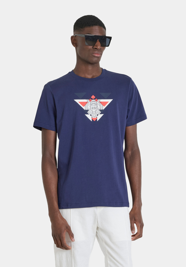 T-SHIRT REGULAR FIT IN JERSEY DI COTONE CON LOGO STAMPATO - Antony Morato Online Shop