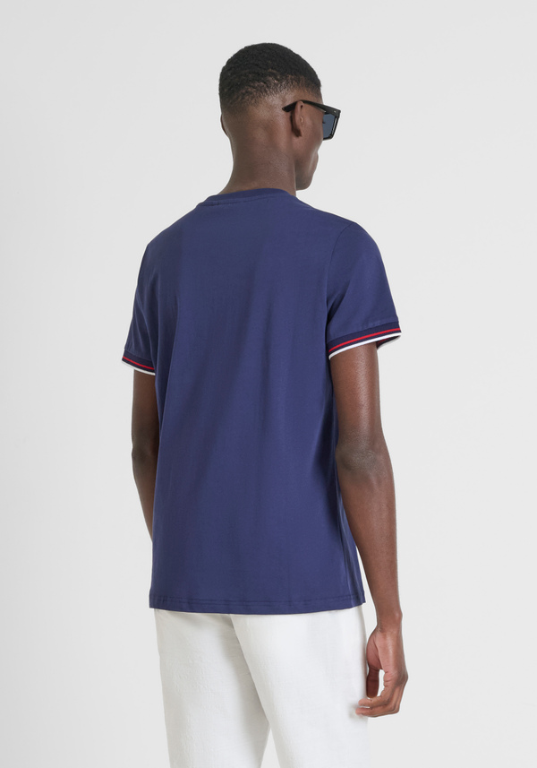T-SHIRT REGULAR  FIT IN JERSEY DI COTONE CON LOGO STAMPATO - Antony Morato Online Shop