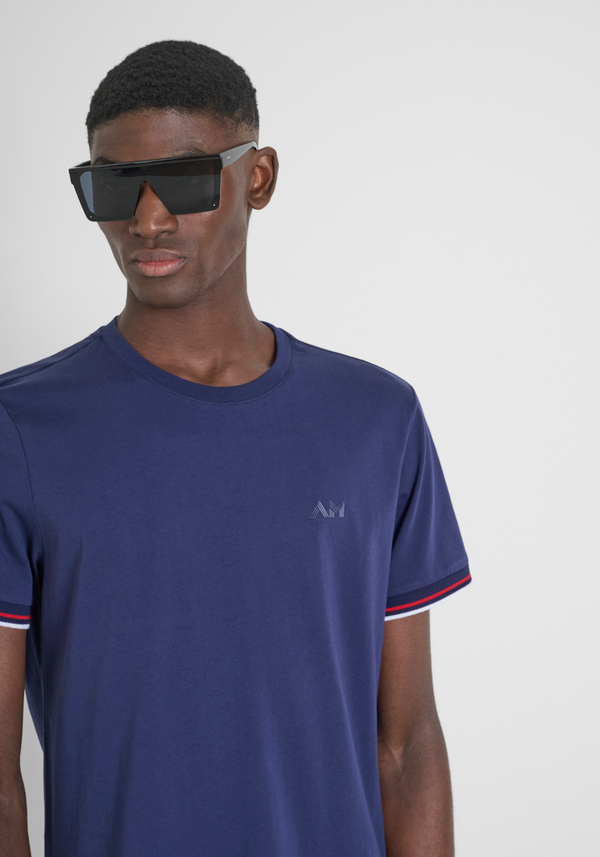 T-SHIRT REGULAR  FIT IN JERSEY DI COTONE CON LOGO STAMPATO - Antony Morato Online Shop
