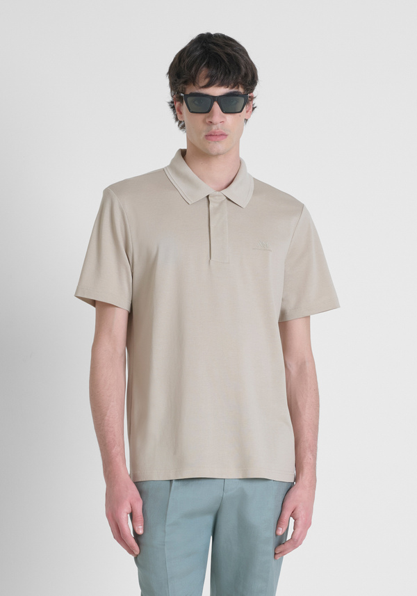POLO RELAXED FIT DE ALGODÓN MERCERIZADO PICQUET CON LOGOTIPO - Antony Morato Online Shop