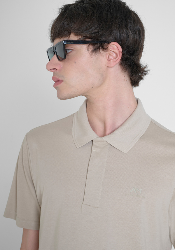 POLO RELAXED FIT DE ALGODÓN MERCERIZADO PICQUET CON LOGOTIPO - Antony Morato Online Shop