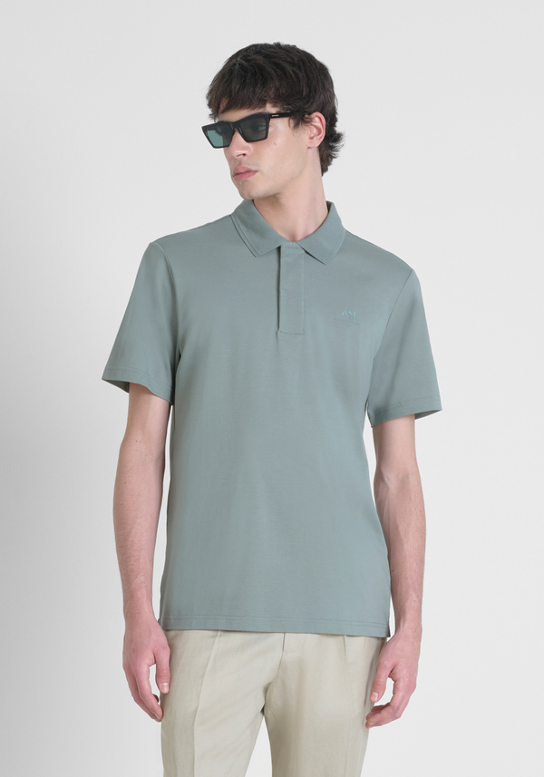 POLO RELAXED FIT DE ALGODÓN MERCERIZADO PICQUET CON LOGOTIPO - Antony Morato Online Shop