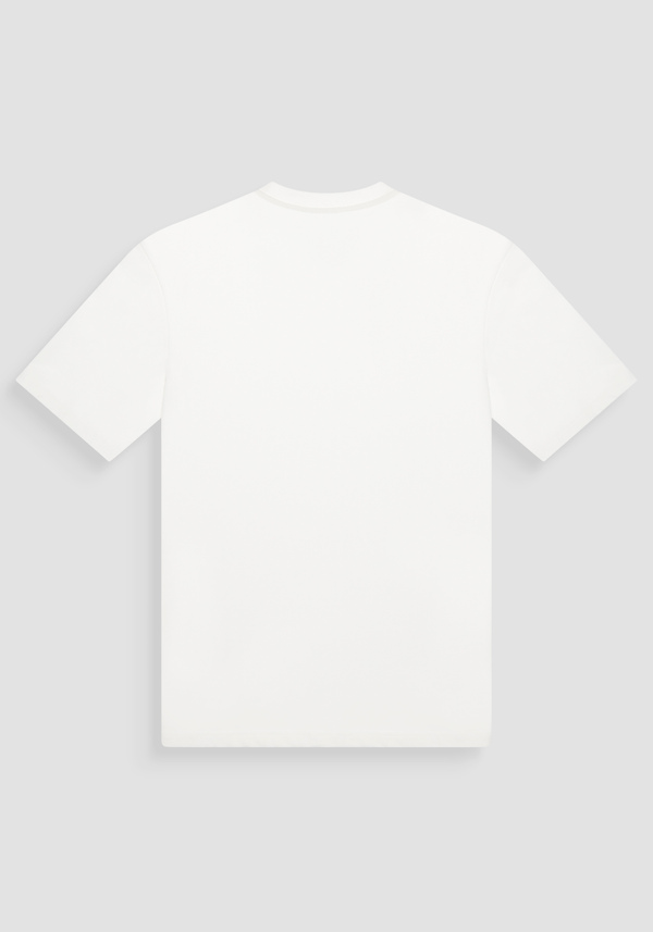 RELAXED FIT COTTON T-SHIRT WITH HEART-SIDE MONOGRAM - Antony Morato Online Shop