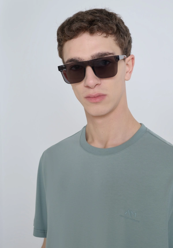 RELAXED FIT COTTON T-SHIRT WITH HEART-SIDE MONOGRAM - Antony Morato Online Shop