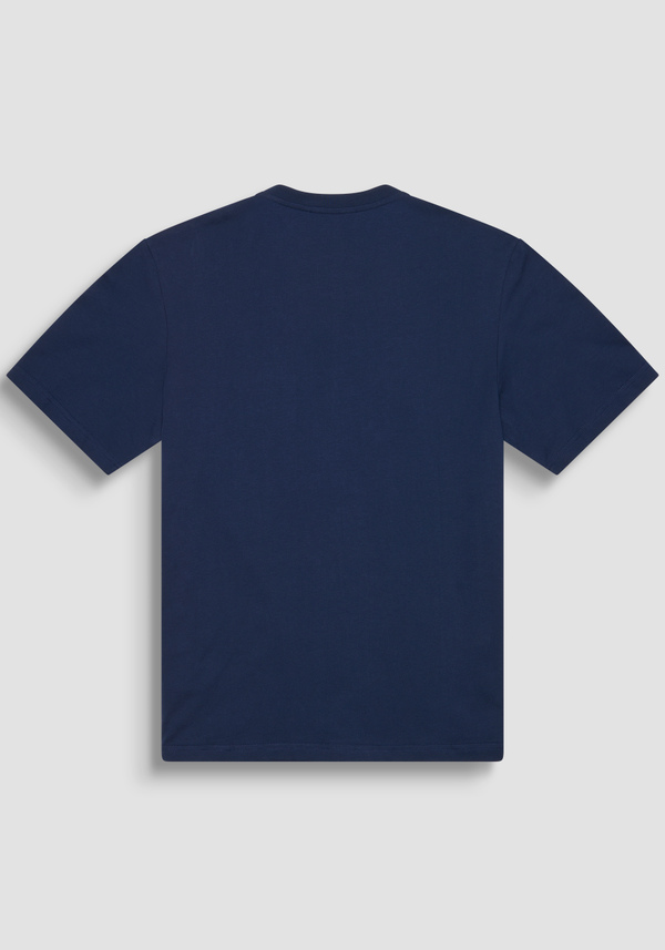 RELAXED FIT COTTON T-SHIRT WITH HEART-SIDE MONOGRAM - Antony Morato Online Shop