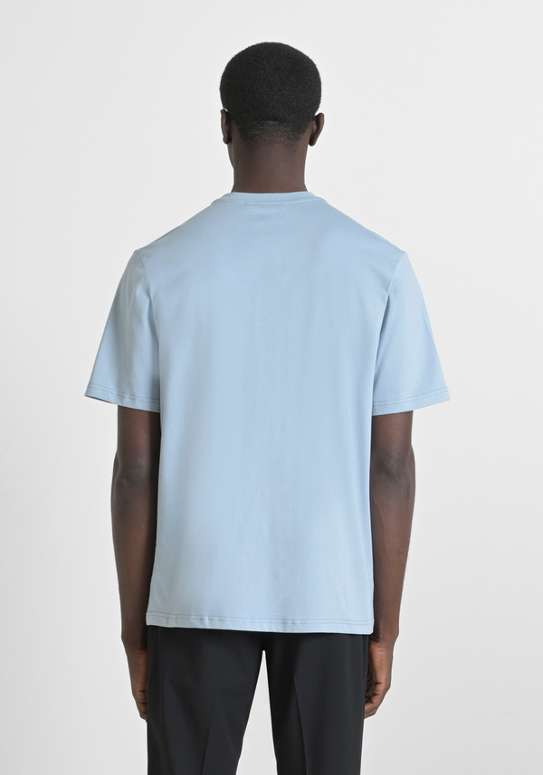 RELAXED FIT COTTON T-SHIRT WITH HEART-SIDE MONOGRAM - Antony Morato Online Shop