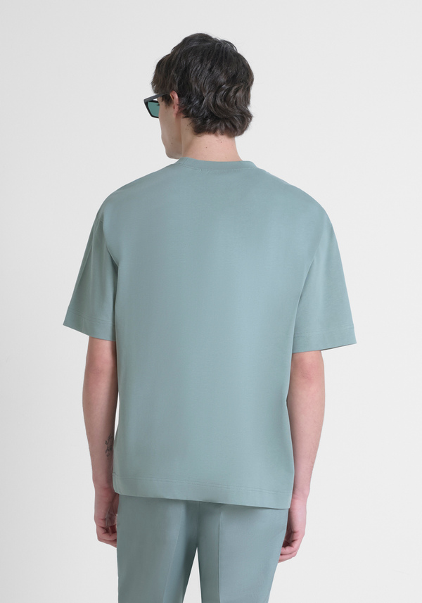 T-SHIRT RELAXED FIT EN COTON AVEC MONOGRAMME CÔTÉ CŒUR - Antony Morato Online Shop