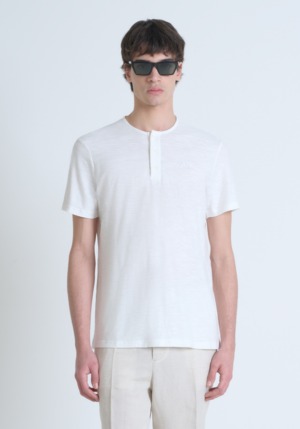 T-SHIRT REGULAR FIT EN JERSEY DE COTON - Antony Morato Online Shop