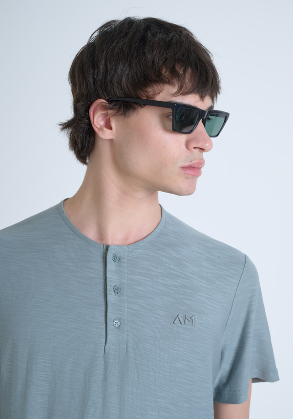 T-SHIRT REGULAR FIT EN JERSEY DE COTON - Antony Morato Online Shop