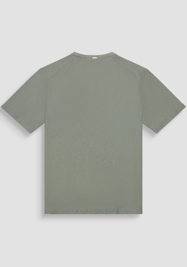 T-SHIRT DÉCONTRACTÉ EN COTON AVEC ÉCUSSON EN MÉTAL - Antony Morato Online Shop