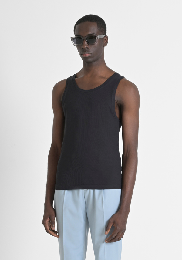 SLIM FIT TANK TOP IN STRETCH FABRIC - Antony Morato Online Shop