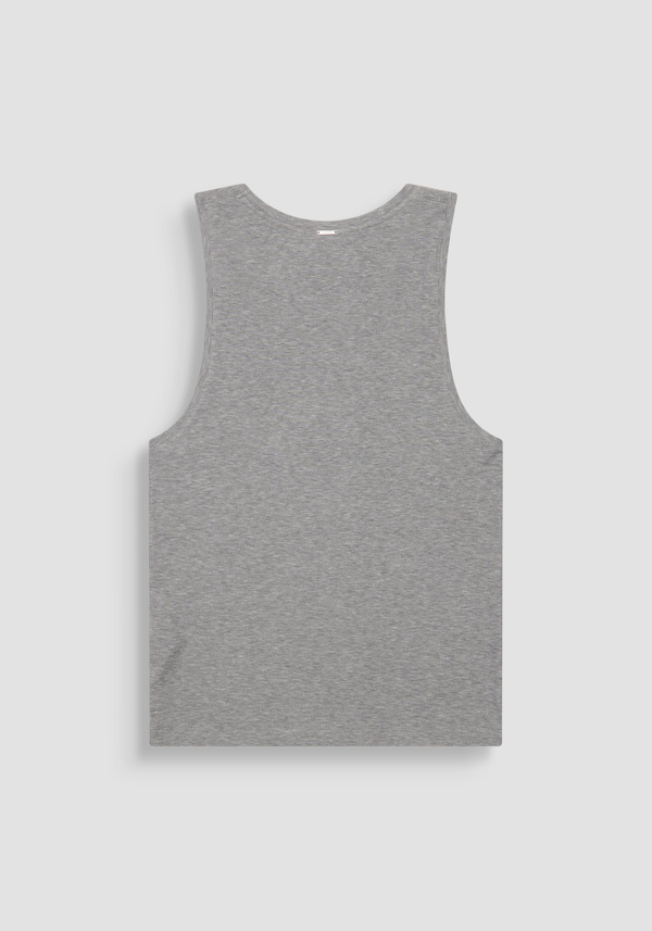 T-SHIRT REGULAR FIT EN TISSU STRETCH DOUX AVEC PLAQUETTE LOGOTYPÉE COUSUE SUR LE DOS - Antony Morato Online Shop