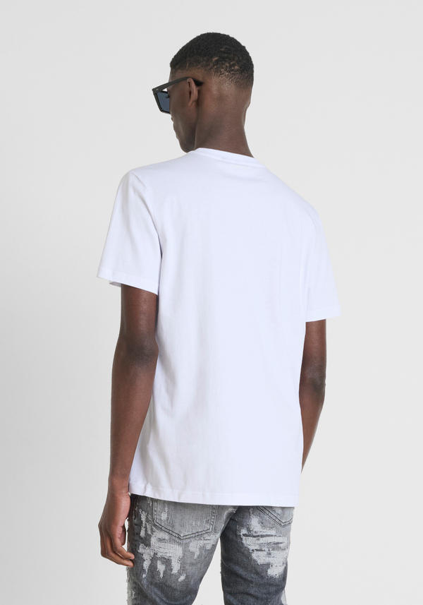 REGULAR FIT COTTON JERSEY T-SHIRT WITH PRINT - Antony Morato Online Shop
