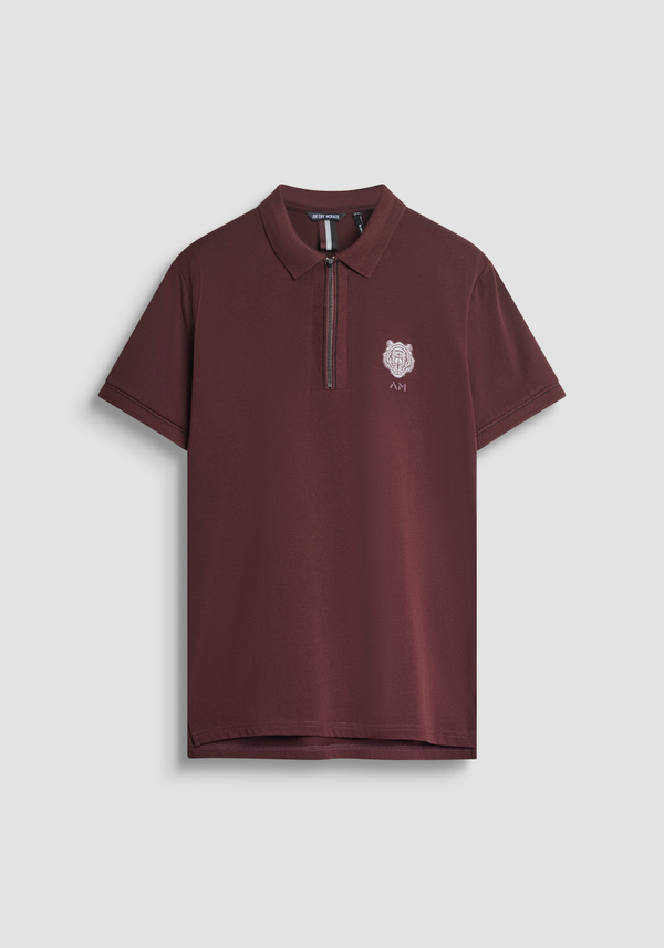 T-SHIRT SLIM FIT IN JERSEY DI COTONE CON PICCOLO LOGO TIGRE - Antony Morato Online Shop