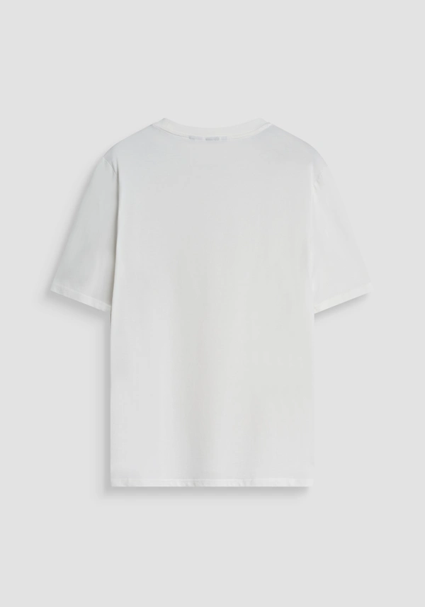 T-SHIRT RELAXED COTTON JERSEY SHIRT WITH LOGO - Antony Morato Online Shop