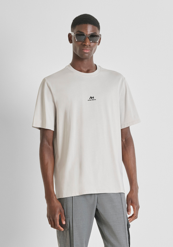 T-SHIRT RELAXED COTTON JERSEY SHIRT WITH LOGO - Antony Morato Online Shop