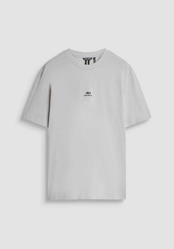T-SHIRT RELAXED COTTON JERSEY SHIRT WITH LOGO - Antony Morato Online Shop