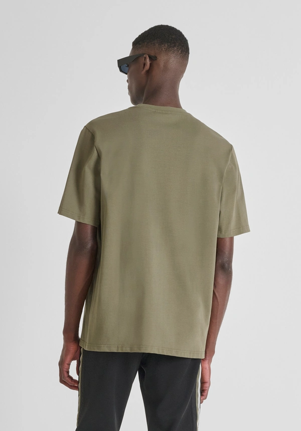 T-SHIRT RELAXED COTTON JERSEY SHIRT WITH LOGO - Antony Morato Online Shop