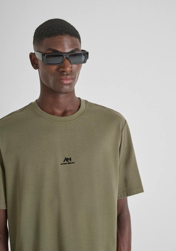 T-SHIRT RELAXED COTTON JERSEY SHIRT WITH LOGO - Antony Morato Online Shop