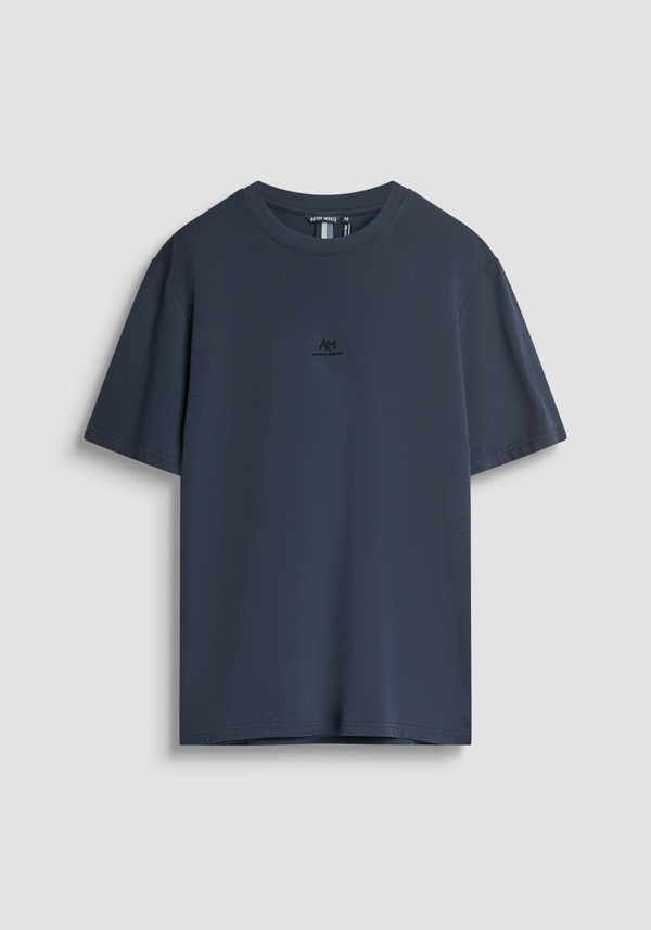 T-SHIRT RELAXED COTTON JERSEY SHIRT WITH LOGO - Antony Morato Online Shop