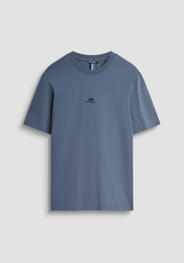 T-SHIRT RELAXED COTTON JERSEY SHIRT WITH LOGO - Antony Morato Online Shop