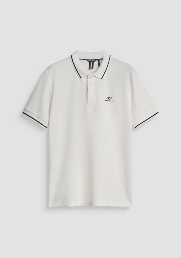 POLO REGULAR FIT EN PIQUÉ DE ALGODÓN CON LOGO - Antony Morato Online Shop