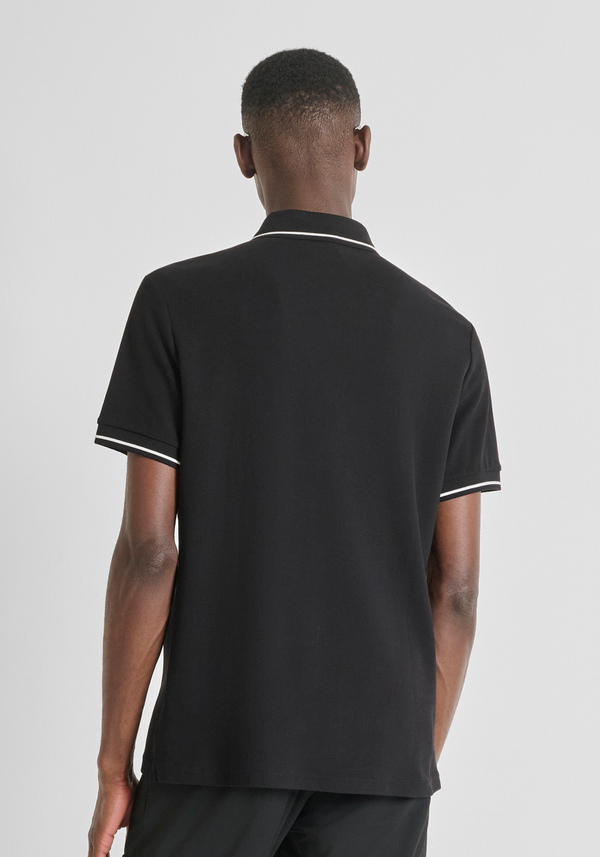 POLO REGULAR FIT EN PIQUÉ DE COTON AVEC LOGO - Antony Morato Online Shop