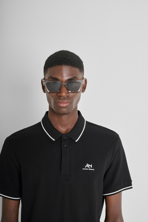 POLO REGULAR FIT EN PIQUÉ DE COTON AVEC LOGO - Antony Morato Online Shop