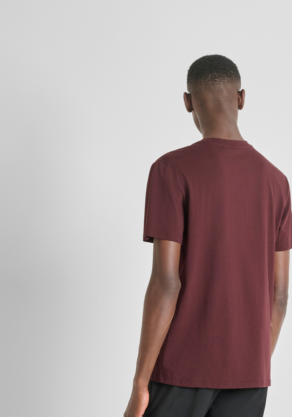 CAMISETA REGULAR FIT DE PUNTO DE ALGODÓN CON LOGOTIPO ESTAMPADO - Antony Morato Online Shop