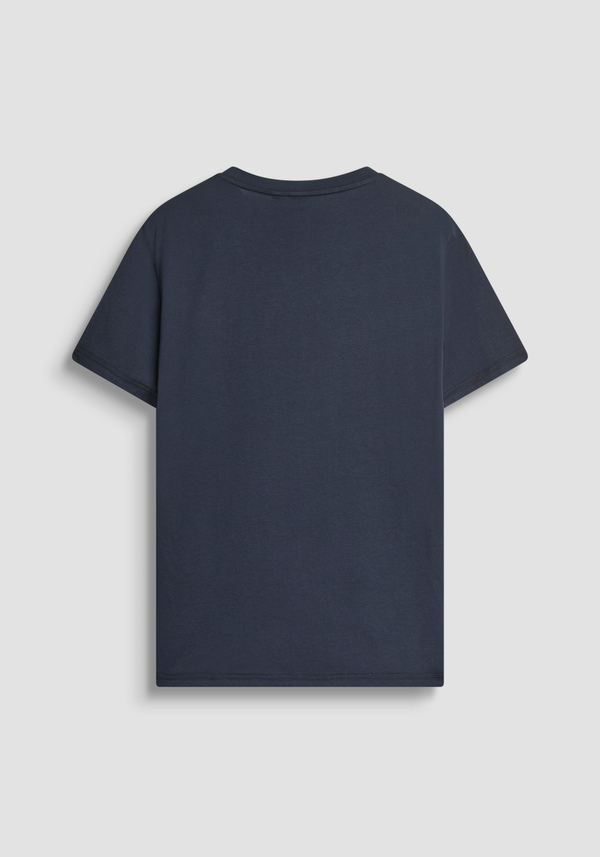 REGULAR FIT T-SHIRT IN COTTON JERSEY WITH LETTERING LOGO PRINT - Antony Morato Online Shop