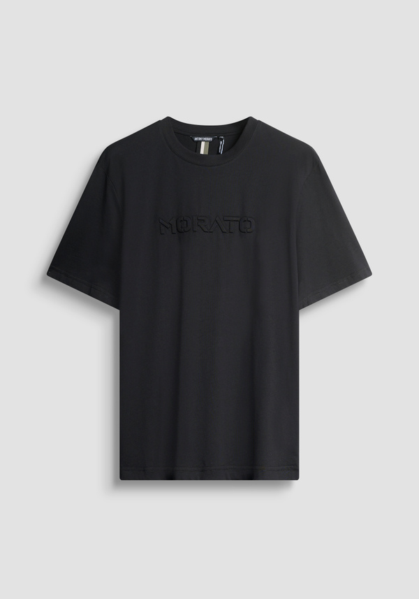 RELAXED FIT COTTON JERSEY T-SHIRT WITH LOGO - Antony Morato Online Shop