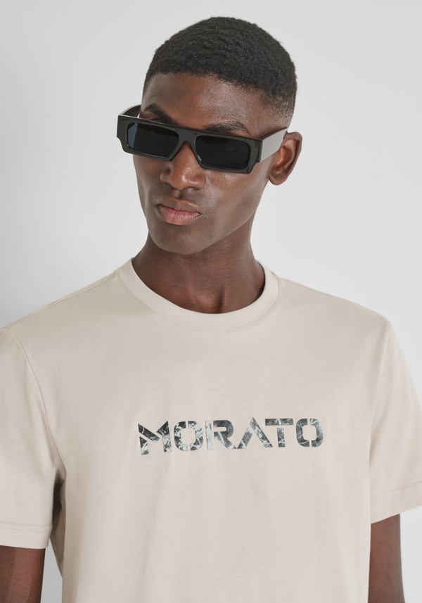 T-SHIRT REGULAR FIT IN JERSEY DI COTONE CON STAMPA LOGO - Antony Morato Online Shop